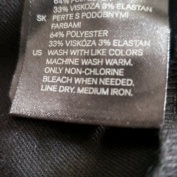 Women's H&M Straight Leg Black Dress Pant | size 6 - Picture 9 of 10